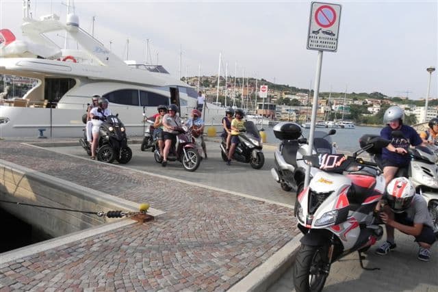 Scooterata all'Elba