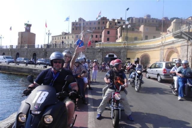 Scooterata all'Elba